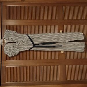 NWT Monteau striped jumpsuit